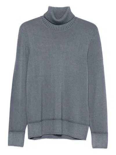 Drumohr Turtleneck Sweater In Gray