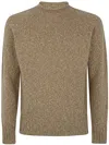 Drumohr Luxe Turtleneck Sweater For Fall 2025 In Brown