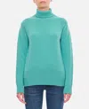 Drumohr Turtleneck Sweater In Sky Blue