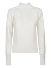 Drumohr Turtle Neck Sweater In White