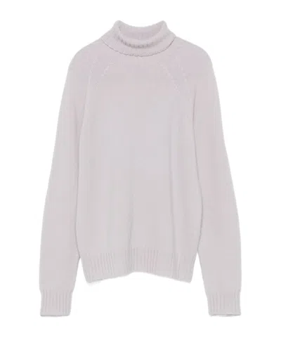 Drumohr Turtleneck Sweater In Grey