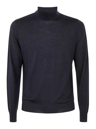 DRUMOHR SUÉTER CON CUELLO ALTO - AZUL