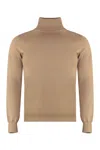 Drumohr Camel Wool Turtleneck