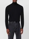 Drumohr Turtleneck Wool Sweater Long Sleeves In Black