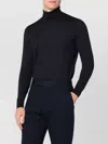 Drumohr Modern Turtleneck Sweater Long Sleeves In Black