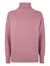 Drumohr Long Sleeve Turtle Neck In Pink