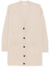 Drumohr Long Sleeves Long Cardigan In Neutrals