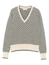 Drumohr V-neck Cashmere Sweater In Neutral
