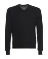 Drumohr V-neck Jumper In Black