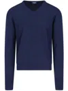 Drumohr Crew-neck Cashmere Jumper In Blue