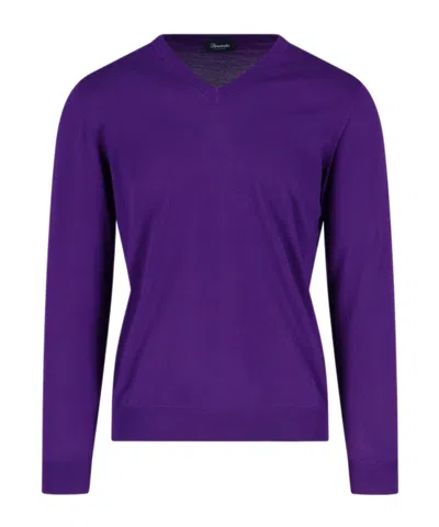 DRUMOHR DRUMOHR V-NECK KNIT TOP