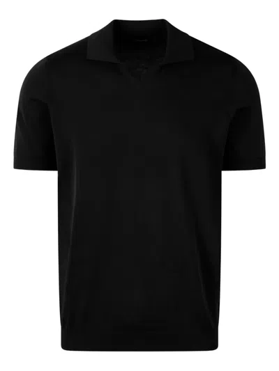 Drumohr Polo Shirt In Black