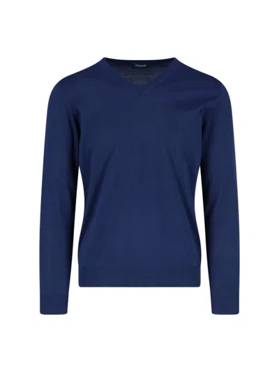 DRUMOHR V-NECK SWEATER - NAVY