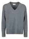 Drumohr V-neck Sweater In Gray