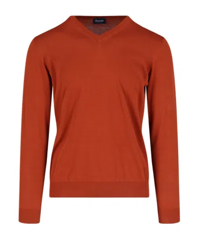 DRUMOHR DRUMOHR V-NECK KNIT TOP