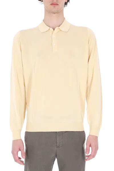 Drumohr Versatile Mini Polo For Men In Neutral