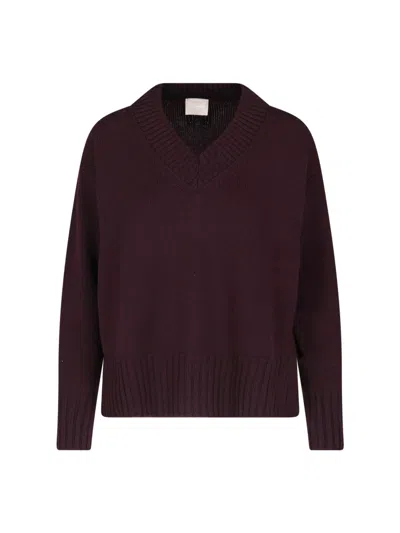 Drumohr Merino Wool Crewneck Sweatshirt In Black