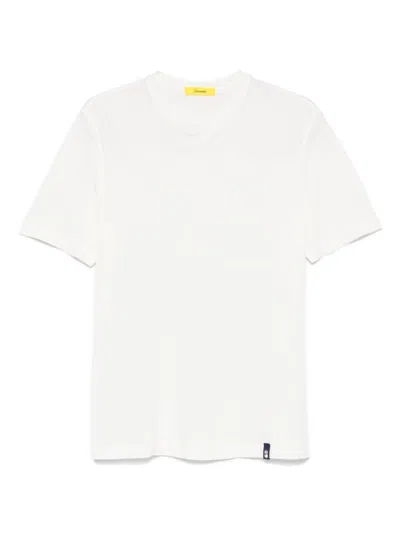 DRUMOHR WHITE COTTON T-SHIRT
