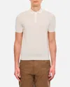 Drumohr Short-sleeved Polo Shirt In White