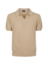 Drumohr Wingtip-collar T-shirt In Neutral