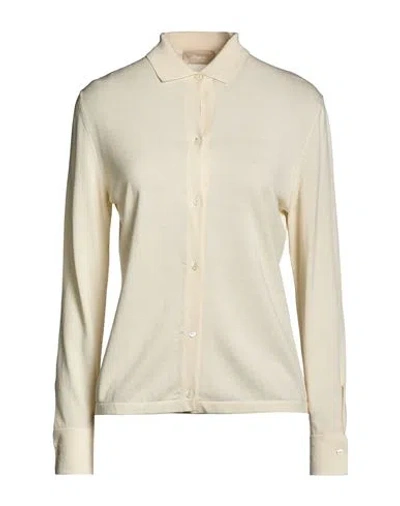 Drumohr Woman Cardigan Beige Size Xl Cotton, Viscose In Neutral