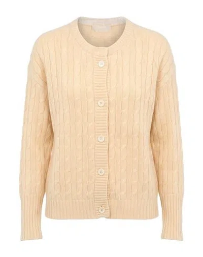 Drumohr Woman Cardigan Cream Size Xs Cashmere In White