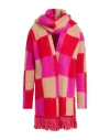 Drumohr Woman Cardigan Fuchsia Size L Polyamide, Mohair Wool, Wool In Pink