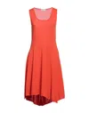 Drumohr Midi Dresses In Mandarin