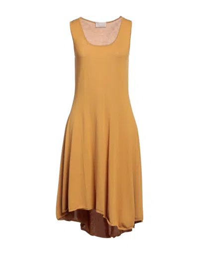 Drumohr Midi Dresses In Beige