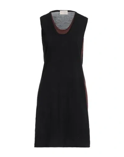 Drumohr Woman Short Dress Cocoa Size S Cotton In Brown