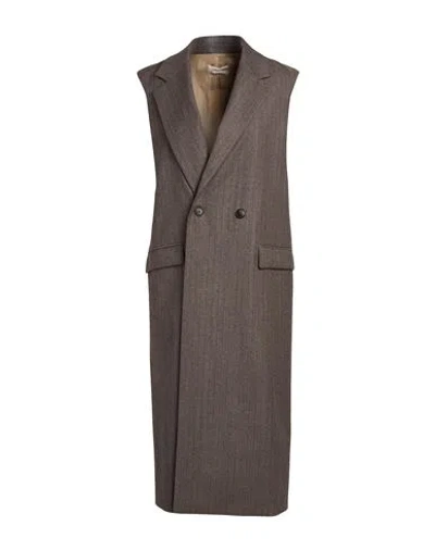 Drumohr Woman Overcoat & Trench Coat Grey Size 2 Virgin Wool, Cashmere, Elastane In Gray
