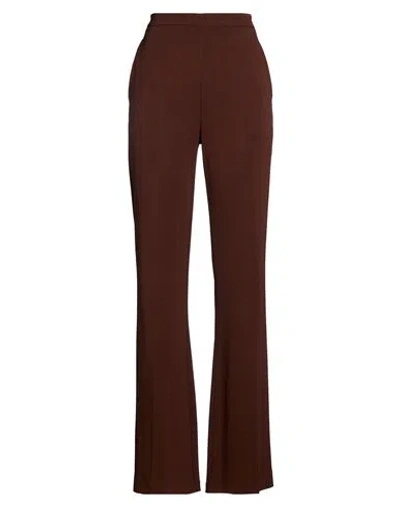 Drumohr Woman Pants Brown Size 12 Viscose