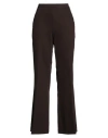 Drumohr Woman Pants Chocolate Brown Size 8 Cotton, Elastane In Brown