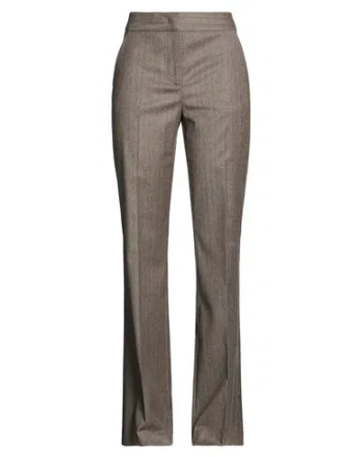 Drumohr Woman Pants Grey Size 2 Virgin Wool, Cashmere, Elastane In Gray