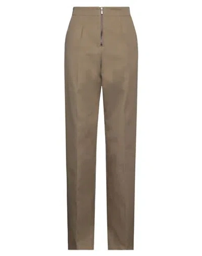 Drumohr Woman Pants Khaki Size 2 Cotton In Beige
