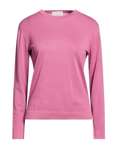 Drumohr Woman Sweater Antique Rose Size Xxl Cotton In Pink