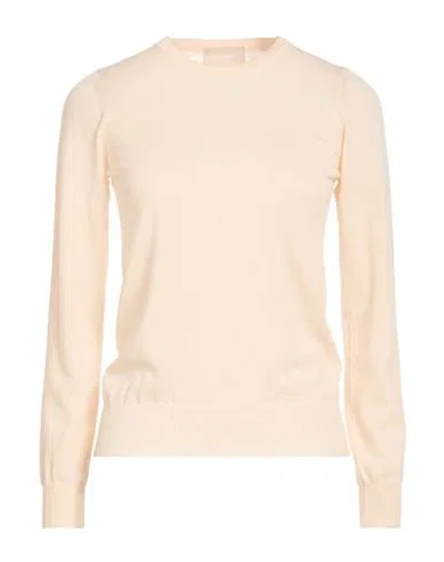 Drumohr Woman Sweater Apricot Size Xs Super 140s Wool In Neutral