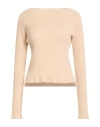 Drumohr Woman Sweater Beige Size L Cashmere In Neutral