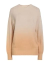 Drumohr Woman Sweater Beige Size L Cashmere In Yellow