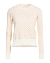 Drumohr Woman Sweater Beige Size M Cashmere In Neutral