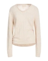 Drumohr Woman Sweater Beige Size S Cashmere In Neutral