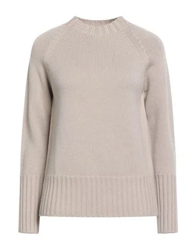 Drumohr Woman Sweater Beige Size Xl Merino Wool In Nude