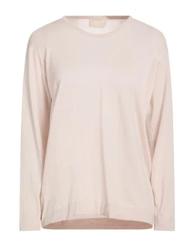 Drumohr Woman Sweater Blush Size S Super 140s Wool In Pink