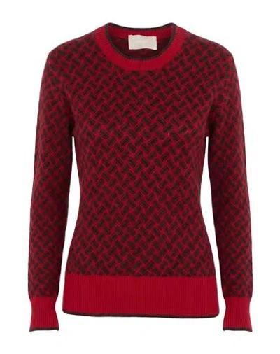 Drumohr Woman Sweater Brick Size S Cashmere In Red
