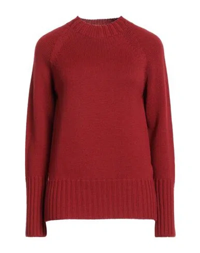 Drumohr Woman Sweater Brick Size M Merino Wool In White