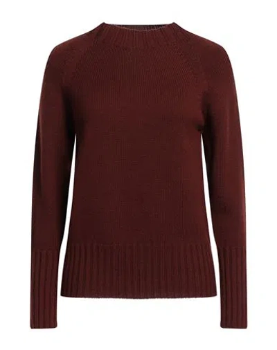 Drumohr Woman Sweater Brown Size M Merino Wool In Brown