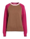 Drumohr Woman Sweater Brown Size S Cashmere In Blue