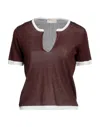 Drumohr Sweaters In Brown