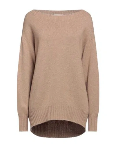 Drumohr Woman Sweater Camel Size S Cashmere In Beige