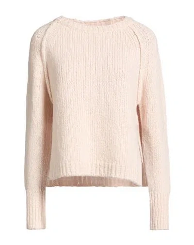 Drumohr Woman Sweater Cream Size L Virgin Wool, Cashmere, Polyamide In Pink